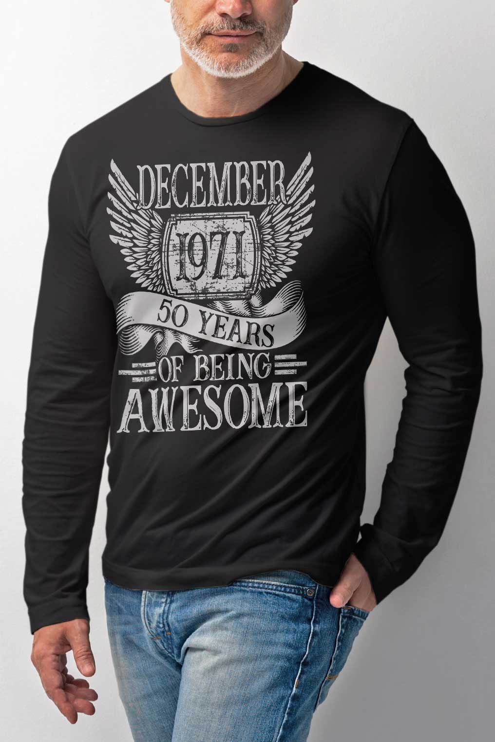 Awesome years- for a birthday with a month and a year to order - a T-shirt, blouse or sweatshirt-liratech.eu