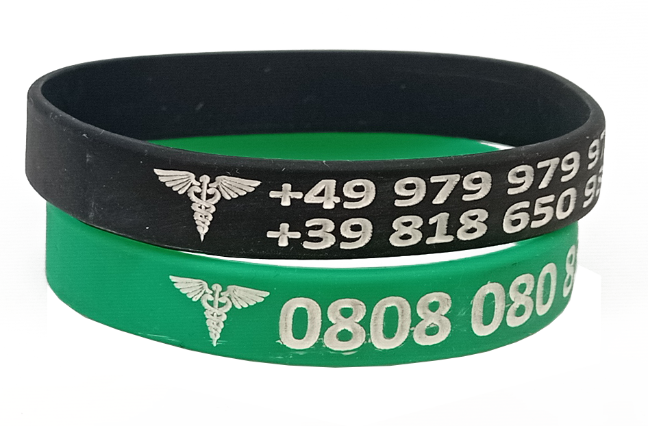 Custom dementia alzheimer for old people bracelets to order liratech.eu