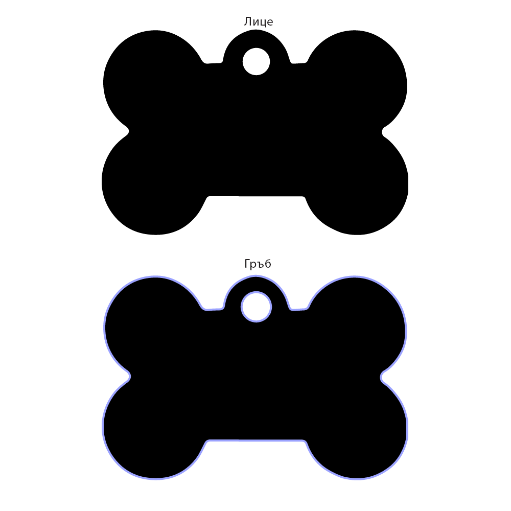 bone shaped id tags for dogs Liratech Europe