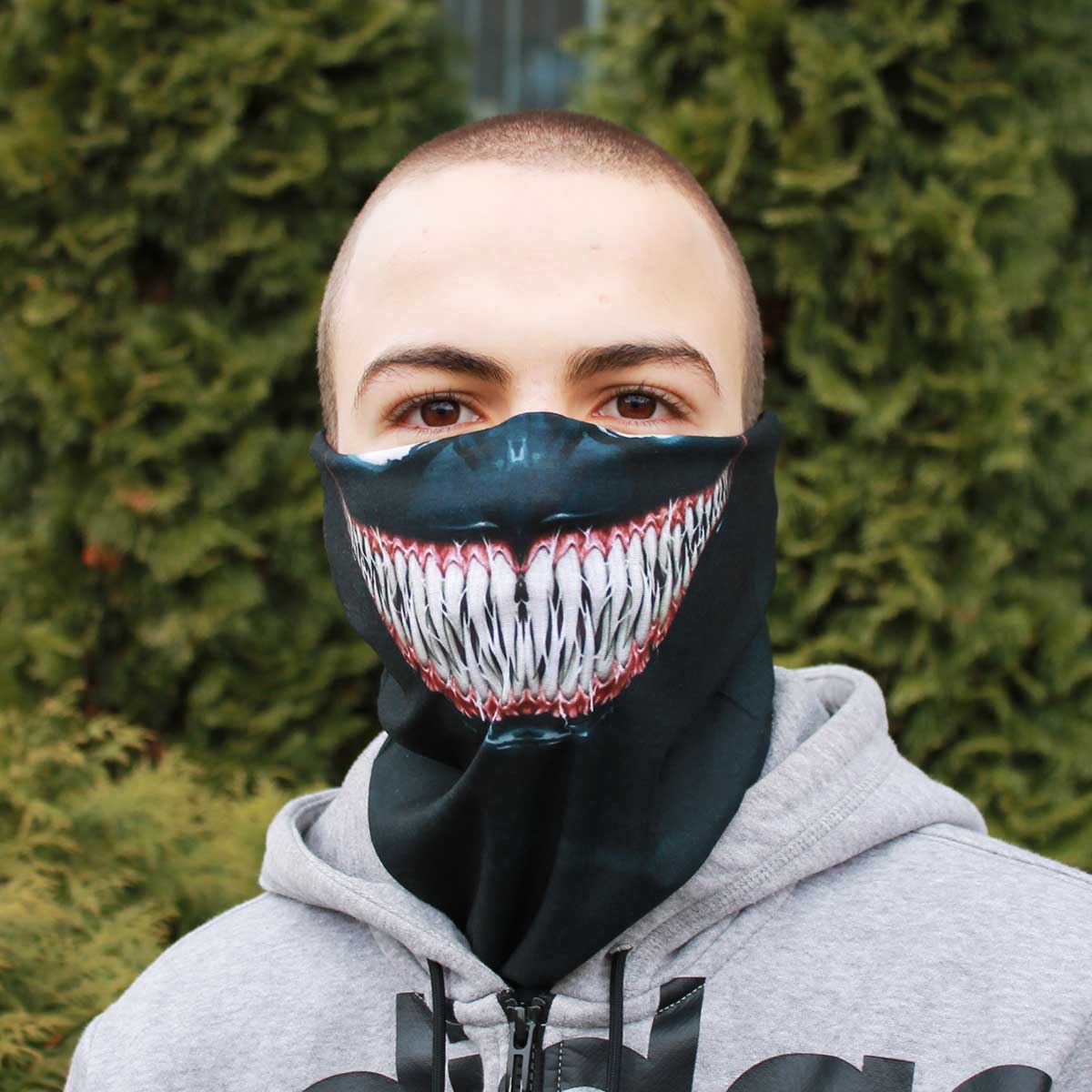 venom bandana buff black pattern- liratech.eu