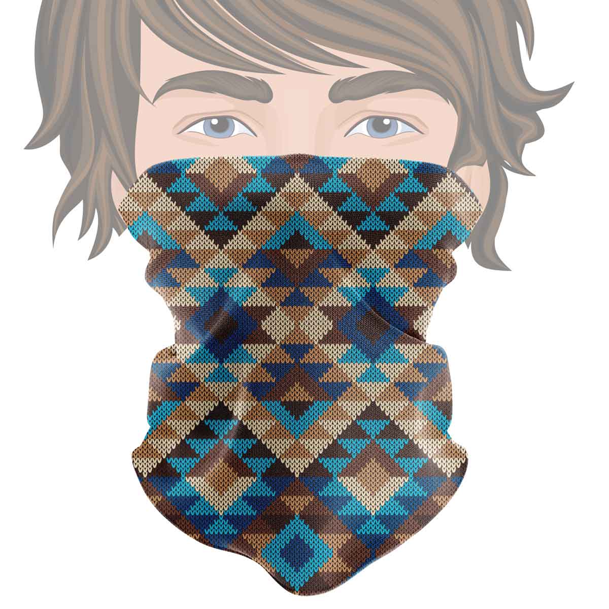 kilt pattern bandana native americans buff