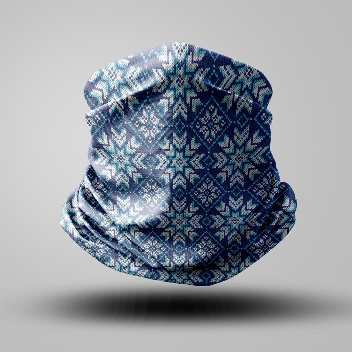 "Frost" bandana, balaclava buff blue - liratech.eu  for cold weather, mountaineering and bike