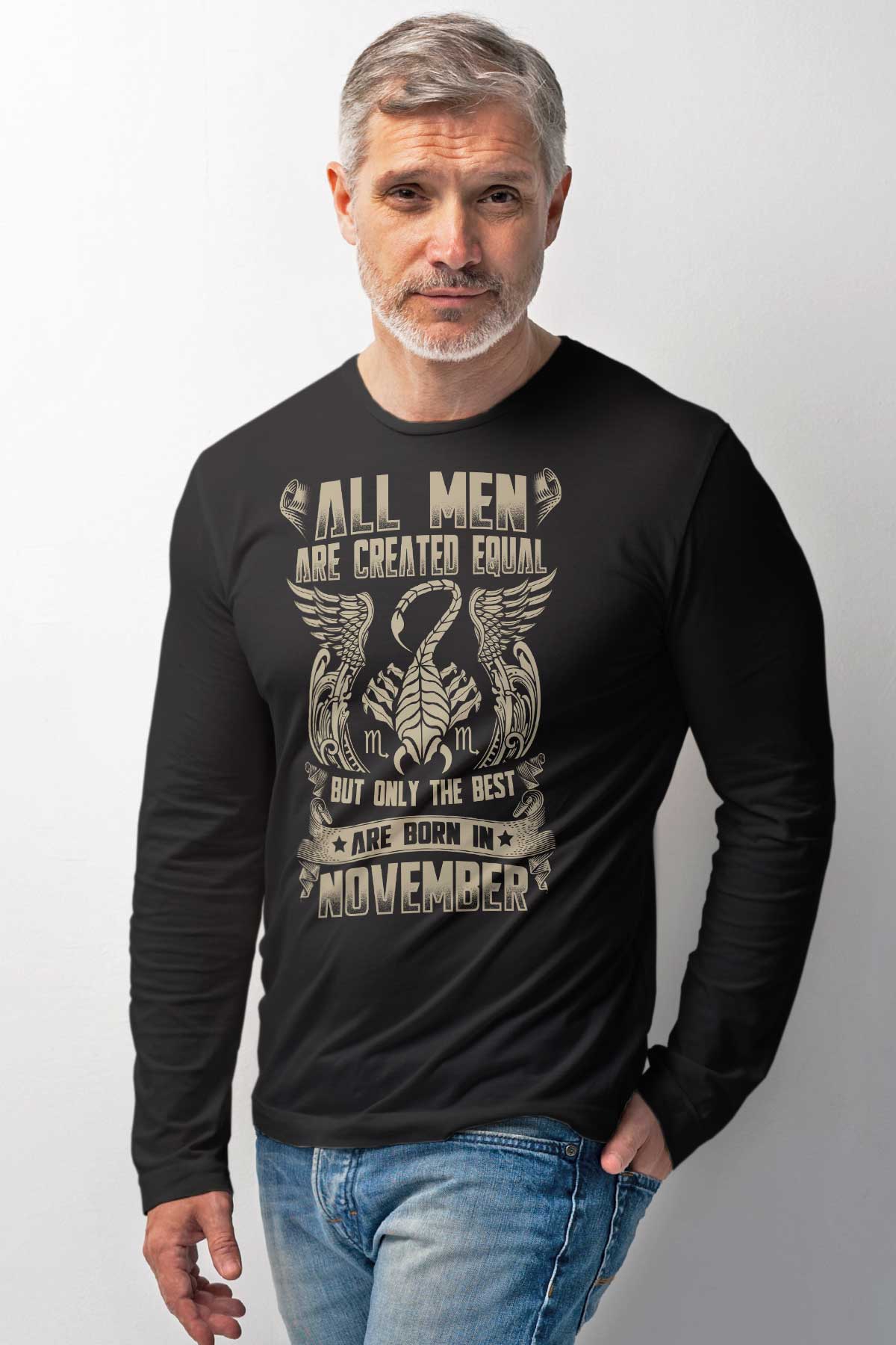 Scorpio - for a birthday with a month and a year to order - a T-shirt, blouse or sweatshirt-liratech.eu