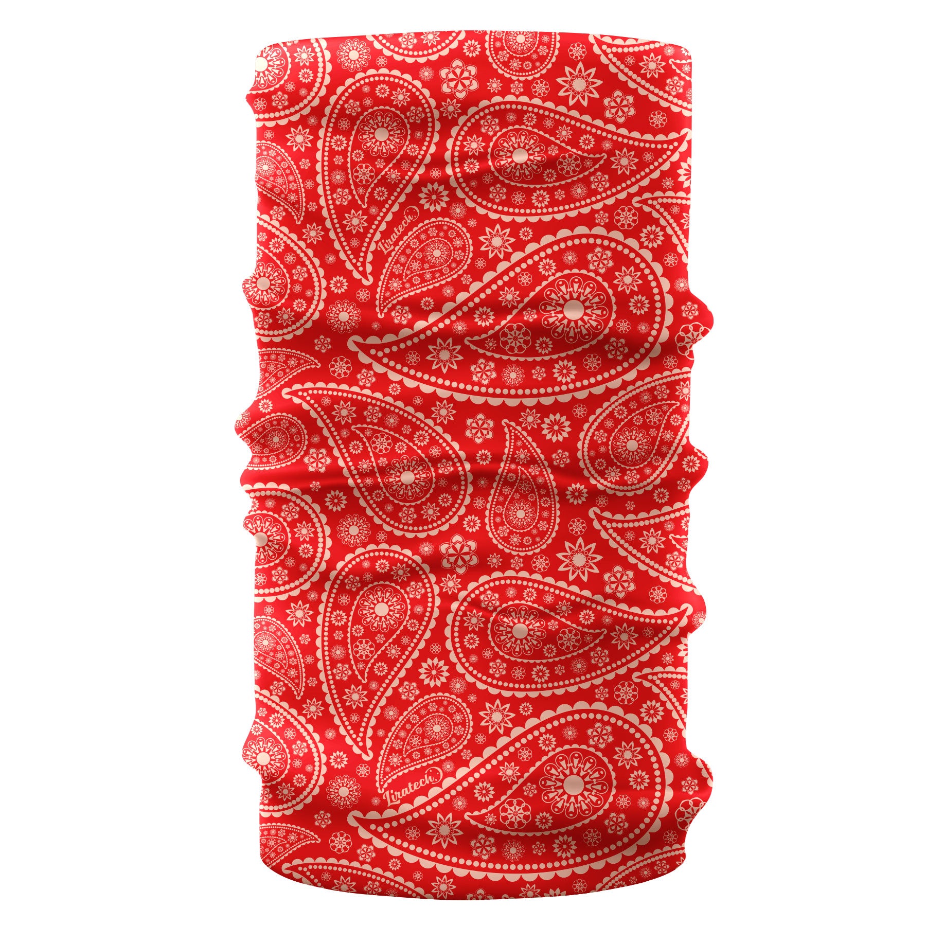 hip hop red paki pattern bandana buff- liratech.eu