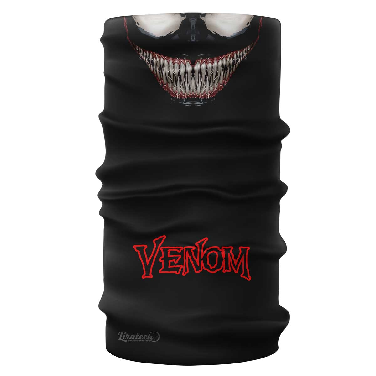 venom bandana buff black pattern- liratech.eu